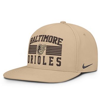 Men's Nike Khaki Baltimore Orioles Desert Pro AeroBill Dri-FIT Snapback Hat