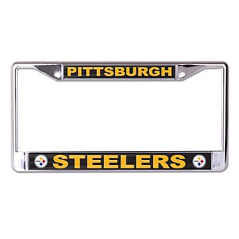 WinCraft Pittsburgh Steelers Team Logo S/L Metal License Plate Frame