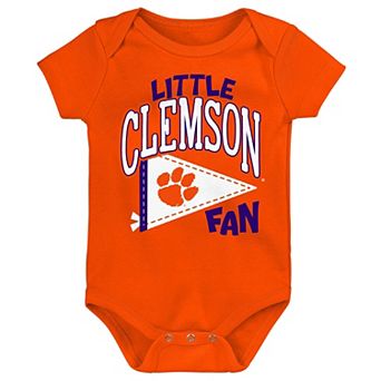 Newborn Outerstuff Orange Clemson Tigers Little Banner Bodysuit