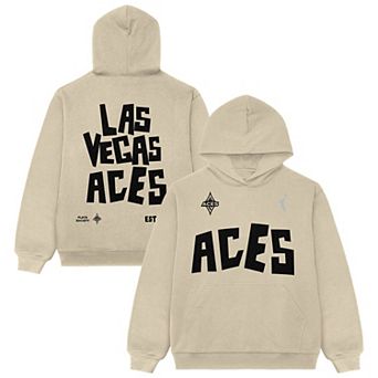 Unisex Playa Society Oatmeal Las Vegas Aces Established Hoodie