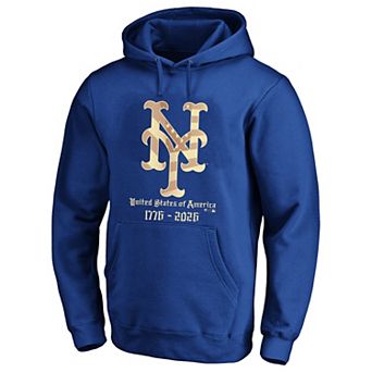 Men's Fanatics Royal New York Mets USA 1776-2026 Big & Tall Hoodie