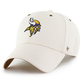 Men's Carhartt x '47 Natural Minnesota Vikings Undyed Clean Up Adjustable Hat