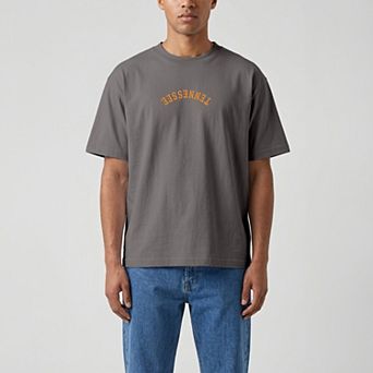 Men's Uscape Apparel Brown Tennessee Volunteers Upside Down Embroidered Vintage Heavyweight T-Shirt