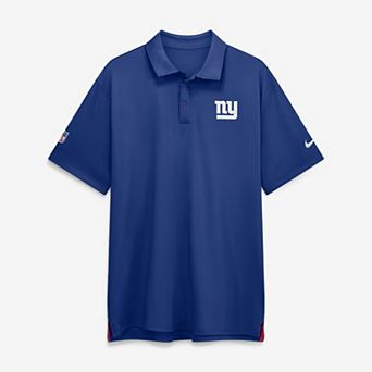 Men's Nike Royal New York Giants Sideline Powerful Blocking Dri-FIT Tour Polo