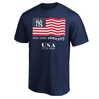 Men's Fanatics Navy New York Yankees USA 1776-2026 Big & Tall T-Shirt