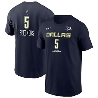 Men's Nike Paige Bueckers Navy Dallas Wings Name & Number T-Shirt