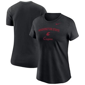 Women's Nike Black Washington State Cougars Primary T-Shirt