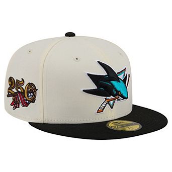 Men's New Era Cream San Jose Sharks America's 250th Two-Tone 59FIFTY Fitted Hat