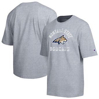 Men's Champion Heather Gray Montana State Bobcats Weathered Team T-Shirt