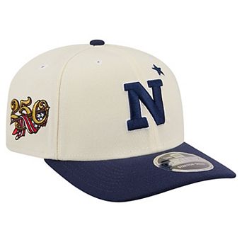 Men's New Era White/Navy Navy Midshipmen America's 250th 9SEVENTY Adjustable Hat