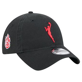 Men's New Era Black Portland Fire Logowoman 9TWENTY Adjustable Hat