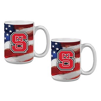 NC State Wolfpack Two-Pack 15oz. Americana Mug Set