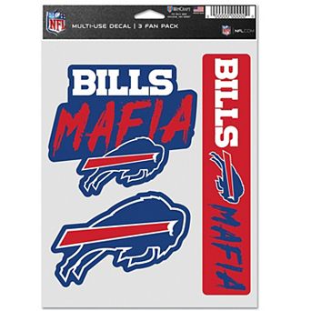 WinCraft Buffalo Bills Three-Piece Fan Decal Set