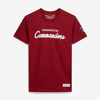 Men's Mitchell & Ness Burgundy Washington Commanders Head Coach Classic T-Shirt