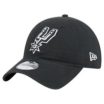 Men's New Era Black San Antonio Spurs Team 9TWENTY Adjustable Hat