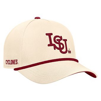 Men's Nike Natural Iowa State Cyclones Vintage Rope Rise Adjustable Hat