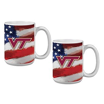 Virginia Tech Hokies Two-Pack 15oz. Americana Mug Set