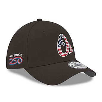 Men's New Era Black Baltimore Orioles America 250 39THIRTY Flex Hat