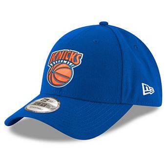 Youth New Era Blue New York Knicks Basketball Logo Adjustable Hat