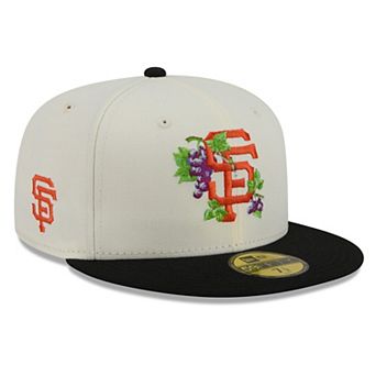 Men's New Era White/Black San Francisco Giants Blossom 59FIFTY Fitted Hat