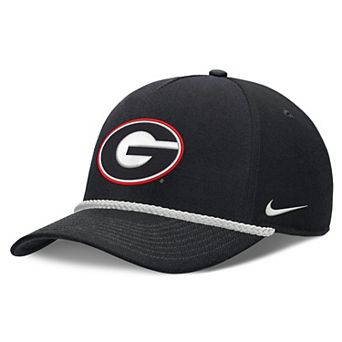 Unisex Nike Black Georgia Bulldogs Rope Rise Adjustable Hat