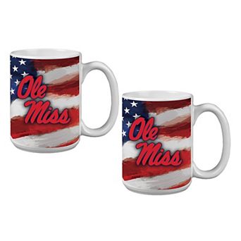 Ole Miss Rebels Two-Pack 15oz. Americana Mug Set