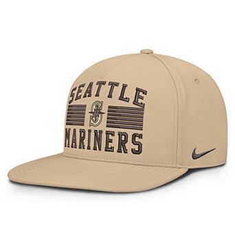 Men's Nike Khaki Seattle Mariners Desert Pro AeroBill Dri-FIT Snapback Hat