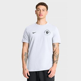 Men's Nike White Las Vegas Raiders Split Logo T-Shirt