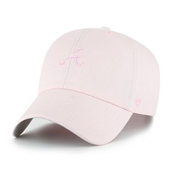 Unisex '47 Light Pink Atlanta Braves Pastel Clean Up Adjustable Hat