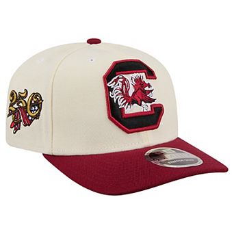 Men's New Era White/Garnet South Carolina Gamecocks America's 250th 9SEVENTY Adjustable Hat