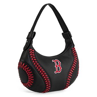 Montana West Boston Red Sox Black Shoulder Hobo Bag