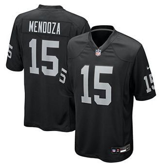 Men's Nike Black Las Vegas Raiders Fernando Mendoza 2026 NFL Draft First Round Pick No. 1 Team Game Jersey