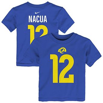 Toddler Nike Puka Nacua Royal Los Angeles Rams Name & Number T-Shirt