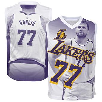 Youth Outerstuff Luka Don i Purple Los Angeles Lakers Hometown Fashion Jersey