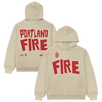 Unisex Playa Society Oatmeal Portland Fire Established Hoodie