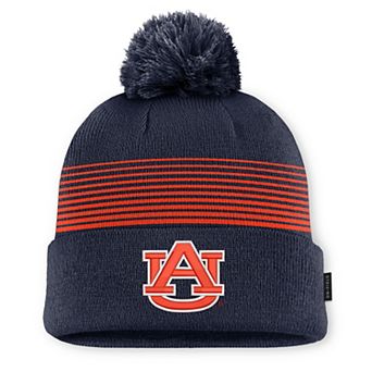 Unisex Nike Navy Auburn Tigers 2026 On-Field Cuffed Knit Hat with Pom