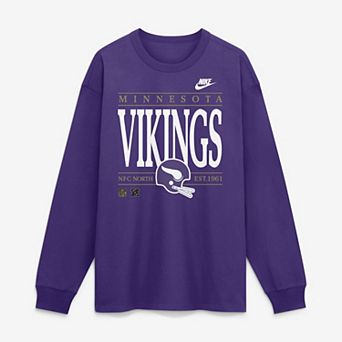 Men's Nike Purple Minnesota Vikings Red Zone Long Sleeve Max90 T-Shirt