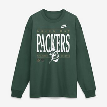 Men's Nike Green Green Bay Packers Red Zone Long Sleeve Max90 T-Shirt