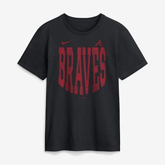 Men's Nike Black Atlanta Braves Camo Velocity Victor T-Shirt