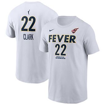 Men's Nike Caitlin Clark White Indiana Fever Name & Number Heroine Edition T-Shirt