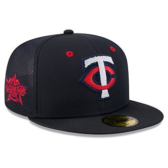 Men's New Era Navy Minnesota Twins 2026 MLB All-Star Game Workout 59FIFTY Fitted Hat