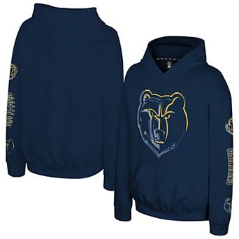 Youth Stadium Essentials Navy Memphis Grizzlies Legends Elementized Hoodie