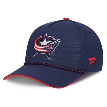 Men's Fanatics Navy Columbus Blue Jackets On Stage Podium A-Frame Adjustable Hat