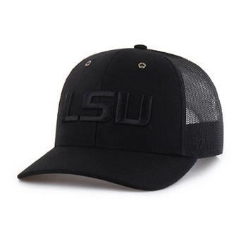 Men's Carhartt x '47 Black LSU Tigers Trucker Adjustable Hat