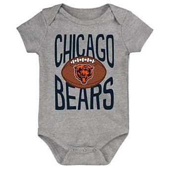 Newborn Outerstuff Gray Chicago Bears For the Ball Bodysuit