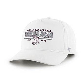 Men's '47 White Texas A&M Aggies Ol' Sarge Basketball Hitch Adjustable Hat