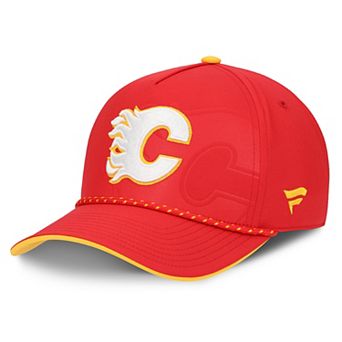 Men's Fanatics Red Calgary Flames On Stage Podium A-Frame Adjustable Hat