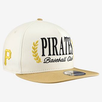 Men's New Era Cream Pittsburgh Pirates Club 9FIFTY A-Frame Snapback Hat