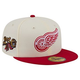 Men's New Era Cream Detroit Red Wings America's 250th Two-Tone 59FIFTY Fitted Hat