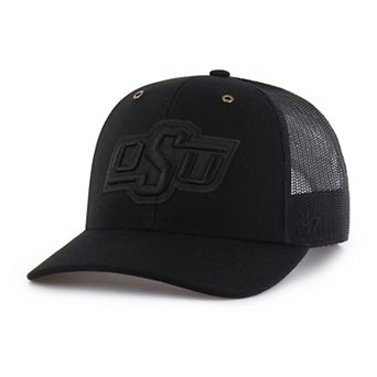 Men's Carhartt x '47 Black Oklahoma State Cowboys Trucker Adjustable Hat